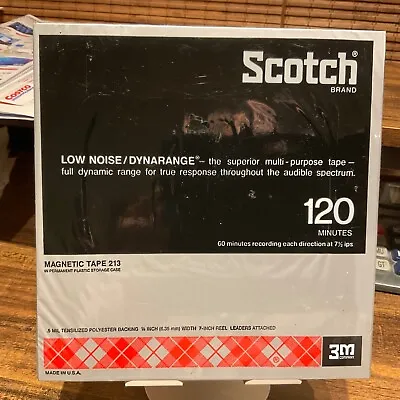 SCOTCH Reel To Reel 213 1/4 R120 Magnetic Recording Tape 120 Minute NEW SEALED • $19.99