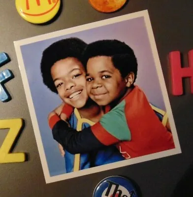 Two DIFFERENT STROKES Fridge Magnets 70s 80's TV Show Janet Jackson Gary Coleman • $18.95