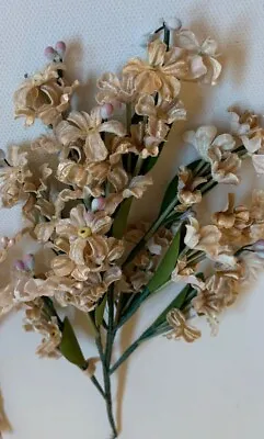 Wonderful Old VINTAGE Millinery LILACS Flower Spray ~ Old Stock Japan • $12