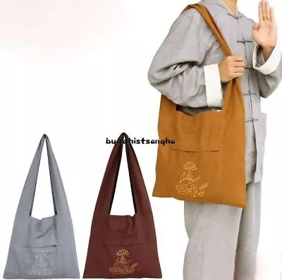 Buddhism Bag Shaolin Monk Kung Fu Bags Rohan Arhat Zen Package Buddhist Backpack • $23.14