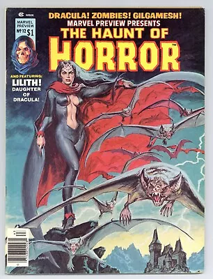 Marvel Preview 12 (VF) HAUNT OF HORROR! Lilith Daughter Of Dracula! 1977 Y323 • $49.99