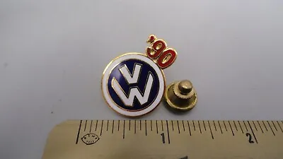 Vintage VW Volkswagen '90 1990 Car Automobile Year Logo Hat Lapel Pin • $7.97