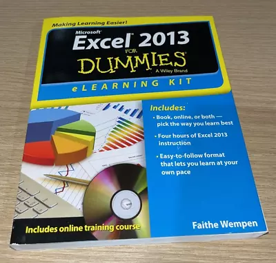 $24.99 • Buy Excel 2013 For Dummies ELearning Kit With CD .. NEW