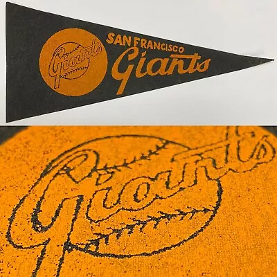 1960s Vintage San Francisco Giants  Baseball Mlb 4x8.75 Mini Pennant Flag Calif • $17.95