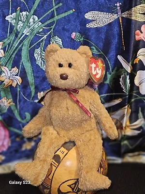 Ty Beanie Babies Extremely Rare Retired *Curly The Bear 1993 1st Generation *NIB • $0.99