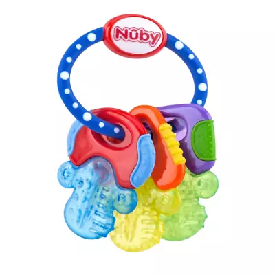 NUBY ICY BABY TEETHING Bite Keys New Born Feeding Dummy Infant Toy Teethers • £8.99