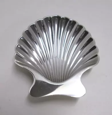 Vintage TIFFANY & CO MAKERS Sterling Silver Clam Shell Footed Nut Or Candy Dish • $29.99