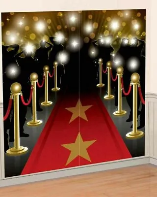 Hollywood Glitz & Glam Scene Setter New Years Eve Red Carpet Party Decoration • £8.05