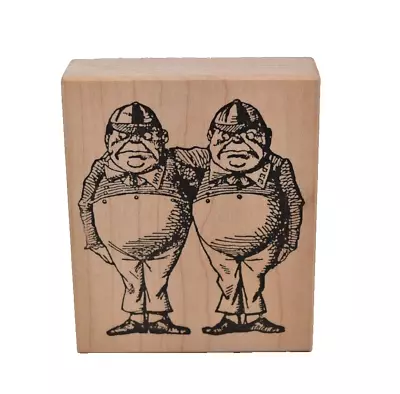 Her Majesty -The Queen's Ink Rubber Stamp 1527-G The Brother Tweedle • $12.87