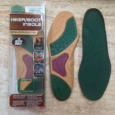 Original Hiker Work Boot GEL Insoles Replacement Casual Shoe Inserts- ALL SIZES • $13.46