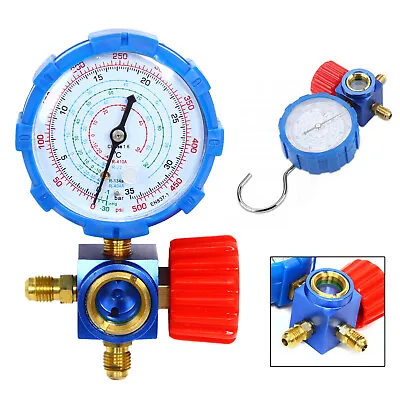 0-500PSI Air Conditioner Single Manifold Gauge Valve For R134A R404A R22 R410A • $16.01