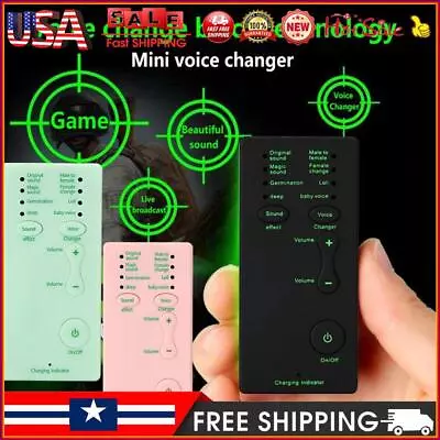 Microphone Voice Changer 7 Different Sound Changes For PS4 Xbox PC Phone Tablet • $13.80