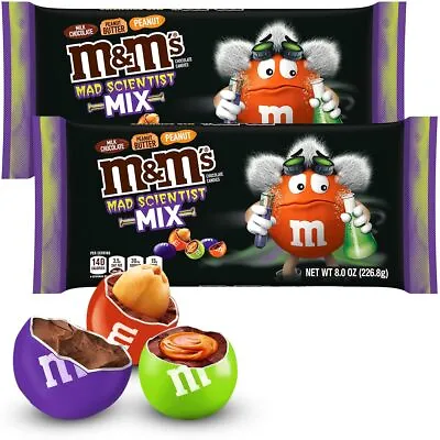 M&M's Mad Scientist Mix Christmas Candy Mix Peanut ( Lot Of 10 Bags ) Exp.  3/24 • $28.99