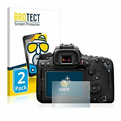 Canon EOS 90D  2 X BROTECT® Matte Screen Protector Anti-glare Hard-coated • $29.44