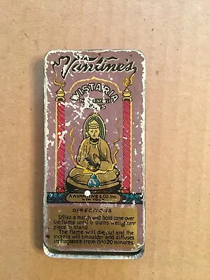 Vantines Vintage Incense Tin Box New York • $12.95