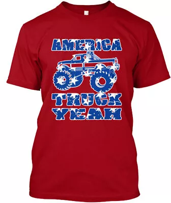 America Truck Yeah T-Shirt Made In The USA Size S To 5XL • $21.59
