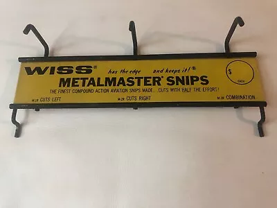 Vintage Wiss Metalmaster Snips Hanging Advertising Display • $49.99