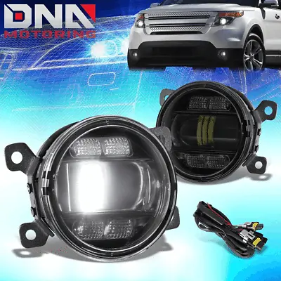 For 2005-2022 Ranger Mustang CR-V Pilot LED Projector Fog Lights Lamp Smoked • $66.68