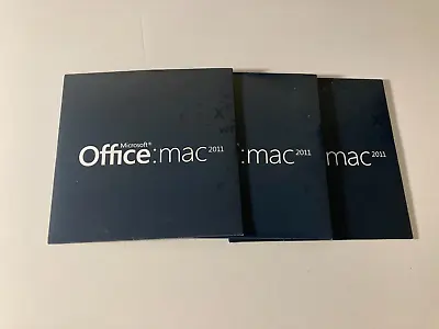 Lot Of 2: Microsoft Office For Mac 2011... Home And Business Version With Keys • $35.95