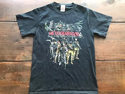 Vintage Metal Gear Solid 4 Video Game Shirt Black Sz S • $45