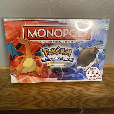 Hasbro Pokemon Monopoly Kanto Edition Board Game New Sealed • $79.99