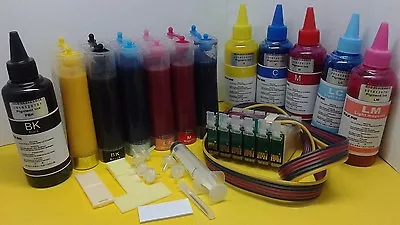 Pigment Ink +ink System CISS For Use In Epson  Artisan 1430 Printer  • $98.88