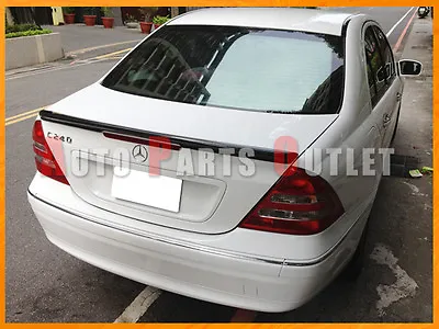 00-07 C230 C280 C320 Sedan 4Dr M-BENZ W203 Carbon Fiber AMG Style Trunk Spoiler • $155