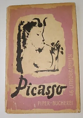 Pablo Picasso  1954 1st Edition Modernist Fine Art Lithograph Print Book • $135