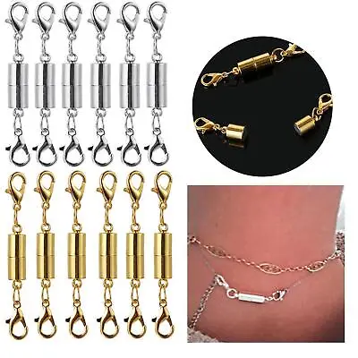 Strong Magnetic Lobster Clasps Assortment Jewelry Necklace Converter Extender • $15.09