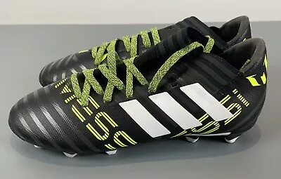 Adidas Lionel Messi Nemeziz Soccer Cleats Youth 4.5 Black Neon Green Kids NO BOX • $30