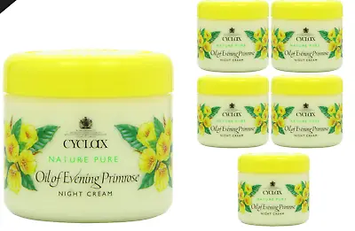 Cyclax Night Cream Nature Pure Oil Of Evening Primrose 300ml X 6 • £11.19