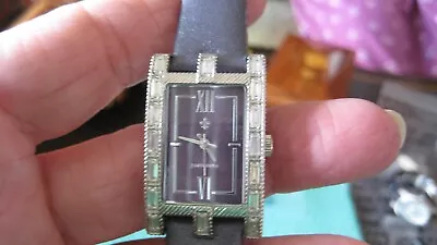 Judith Ripka Watch Stainless Steel Water Resistant New Battery • $32