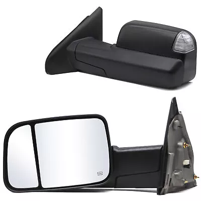 For 2004 Dodge Ram 2500 Towing Side Mirrors Power Heated Turn Signal Light LH+RH • $134.45