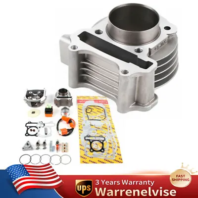 50mm Big Bore Cylinder Piston Kit 4Stroke For 100cc Scooter Moped 1P39QMB 139QMB • $56.05