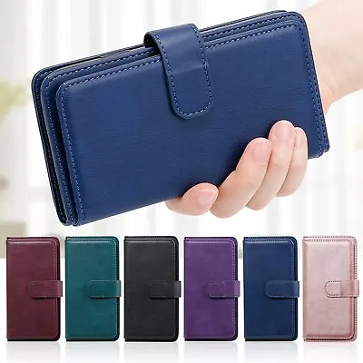 For Various Models New Multifunction 10 Cards Flip Wallet PU Leather Case Covers • $12.99