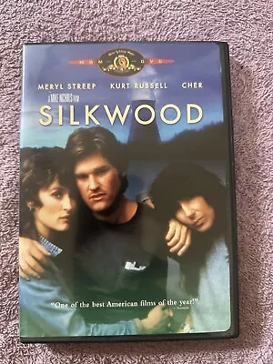 Silkwood 1983 DVD 2003 Kurt Russell Meryl Streep Cher WS RARE OOP Like New • $14.99