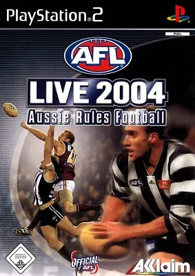 AFL Live 2004 (PS2) [PAL] - WITH WARRANTY • $11.05