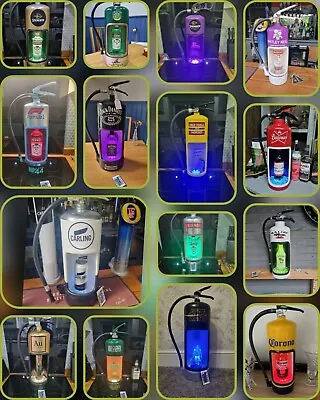 Drinkstinguish Upcycled Fire Extinguisher Bottle Display  • £90