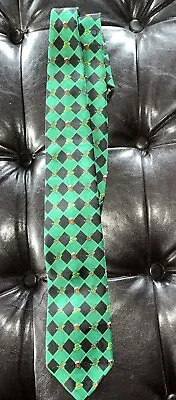 Hallmark Men's Tie St. Patrick's Day Lucky Charms Clover Green 4x58 • $5