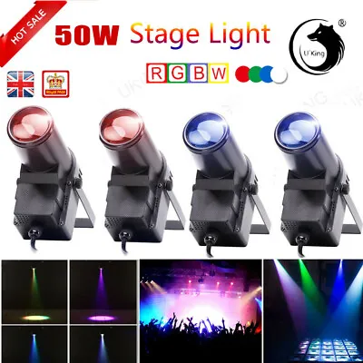 £20.99 • Buy Christmas Stage RGB Spot Lighting Moving Head DMX LED Disco DJ Party Show Lights