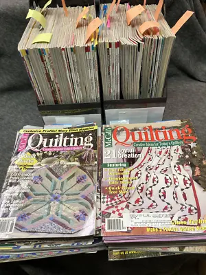 McCALL'S Quilting Magazine 1996-2018 Multiple Year Lots. Buy More And Save! • $13.46