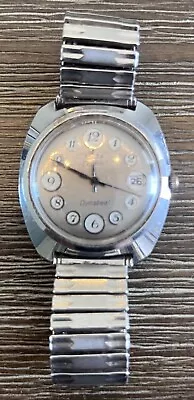 Vintage Timex Electric Dynabeat Phone Dial Men’s Wristwatch L@@K • $9.99