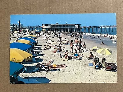 Postcard Virginia Beach VA Sun Bathing Sand Beach Ocean Hotels Vintage PC • $3.19