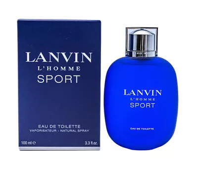 Lanvin L'Homme Sport By Lanvin 3.4 Oz EDT Cologne For Men New In Box • $26.48