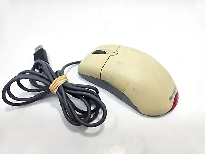 Vintage Microsoft Wheel Mouse Optical USB And PS/2 Compatible OEM X08-71118 • $13.99