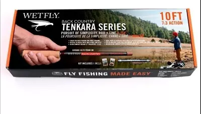 NEW Wetfly Backcountry Mini Tenkara Fly Rod-10’ 1-piece Telescoping Carbon Fiber • $99