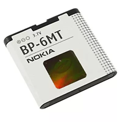 £5.99 • Buy New Genuine NOKIA BP-6MT 1050mAh Replacement BATTERY FOR MODELS E51 6350 N81 672