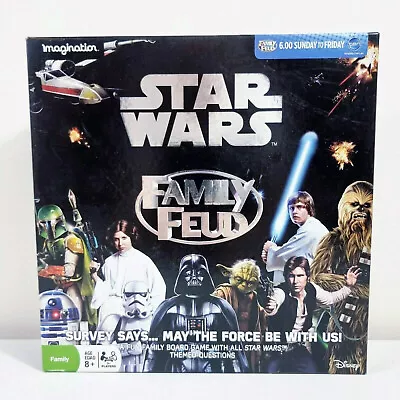Family Feud Star Wars Board Game - 100% Complete In Box • $27.95