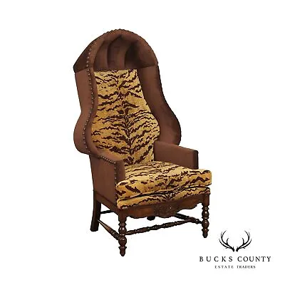 Custom Upholstered Highback Porter's Chair • $1495