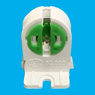 2x T5 Base Fluorescent & LED Tube Lamp Holder G5 Socket Snap-In Slide-On Fitting • £0.99
